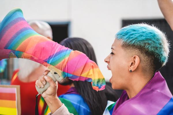 lesbian-demonstrator-screaming-lgbt-pride-protest-equality-rights-main-focus-megaphone